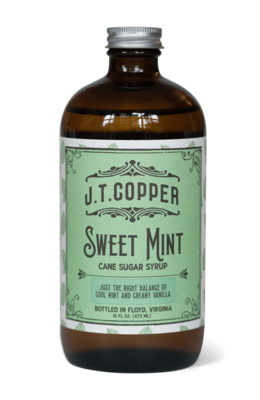 J. T. Copper - Sweet Mint Syrup 16oz