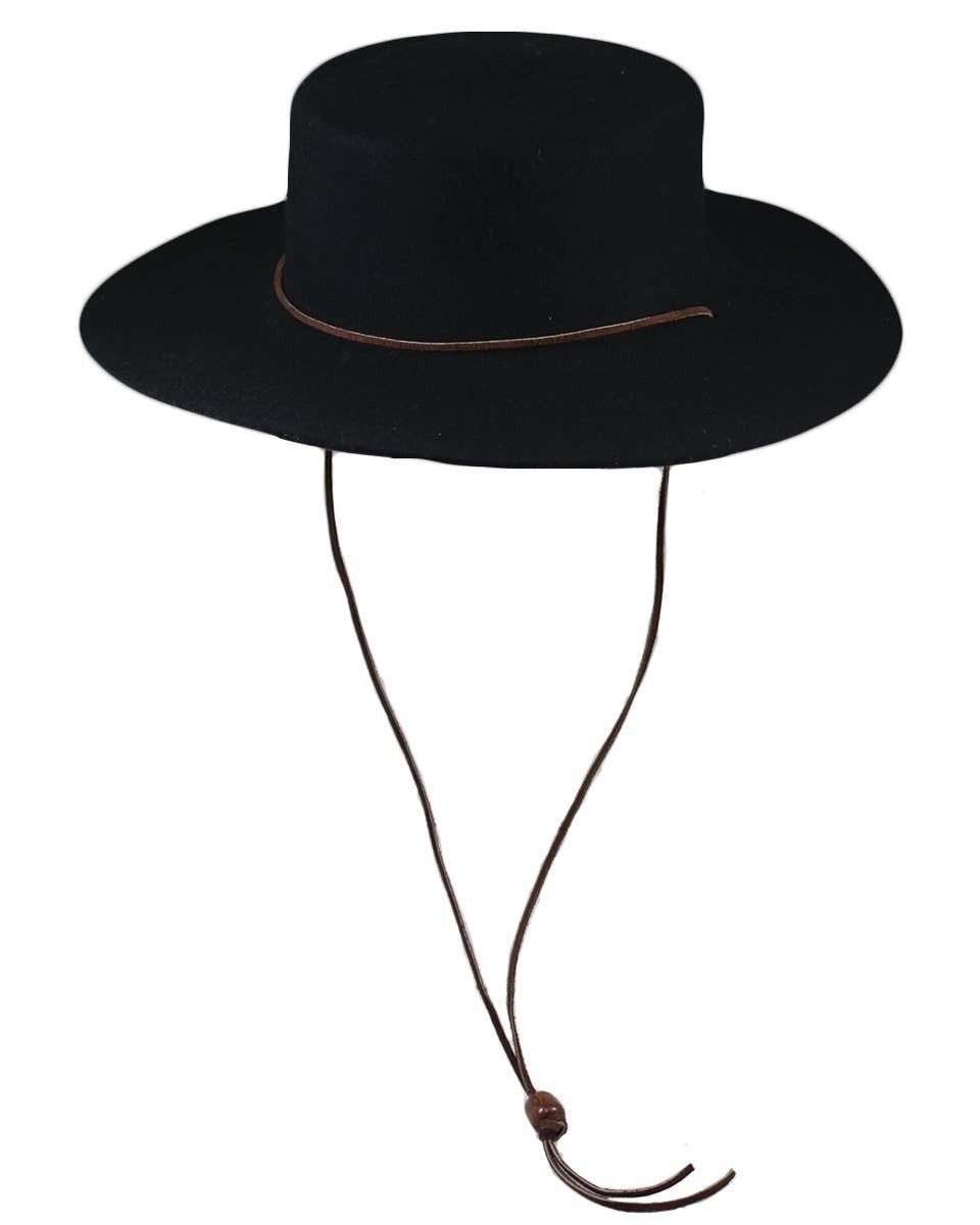 7196C Hat - Wool felt 3.5&quot; stiff brim bolero