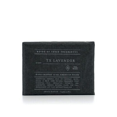 Boyd's of Texas - TX Lavender - Charcoal Bar Soap