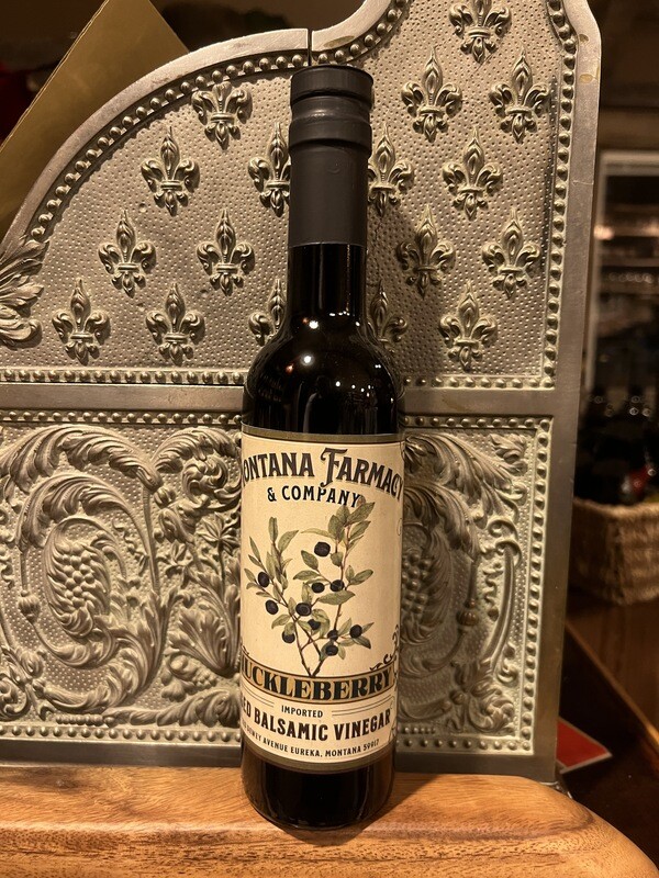 Huckleberry Aged Balsamic 375 Ml By Montana Farmacy