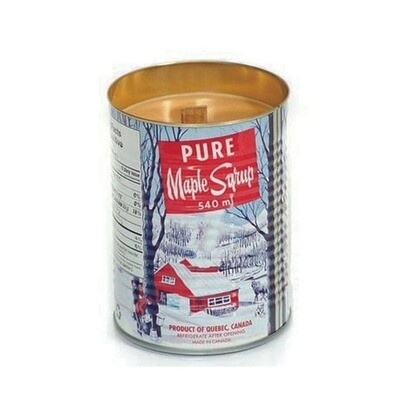 Candle in Can Crackling Wood Wick(Maple)