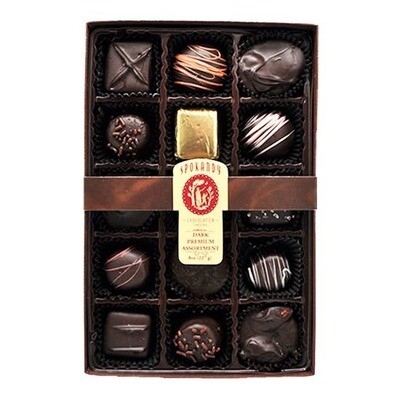 15pc Dark Choc. Premium Assortment Gift Box - 8 oz