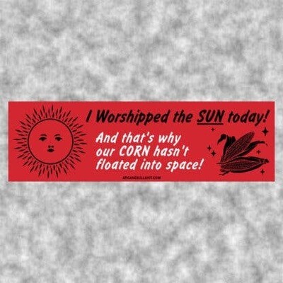 Cosmic Overlords Bumper Stickers - Sun
