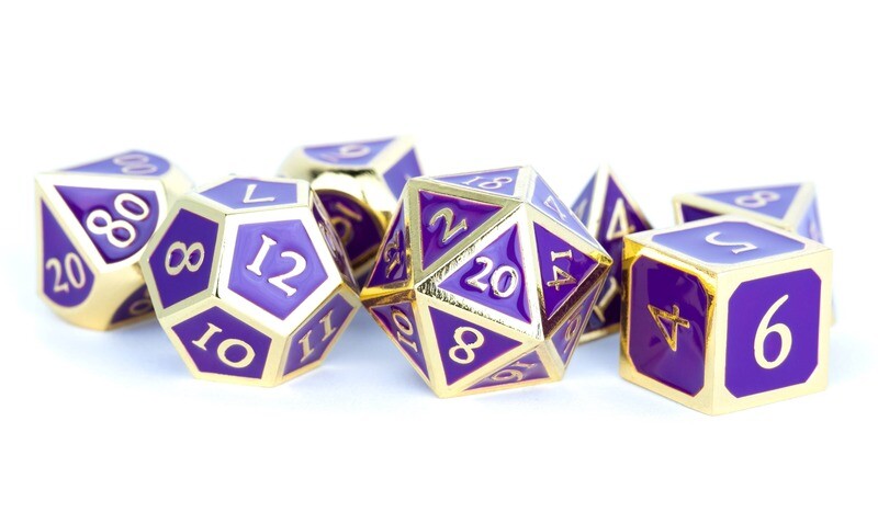 16mm Enamel Metal DND Dice Set