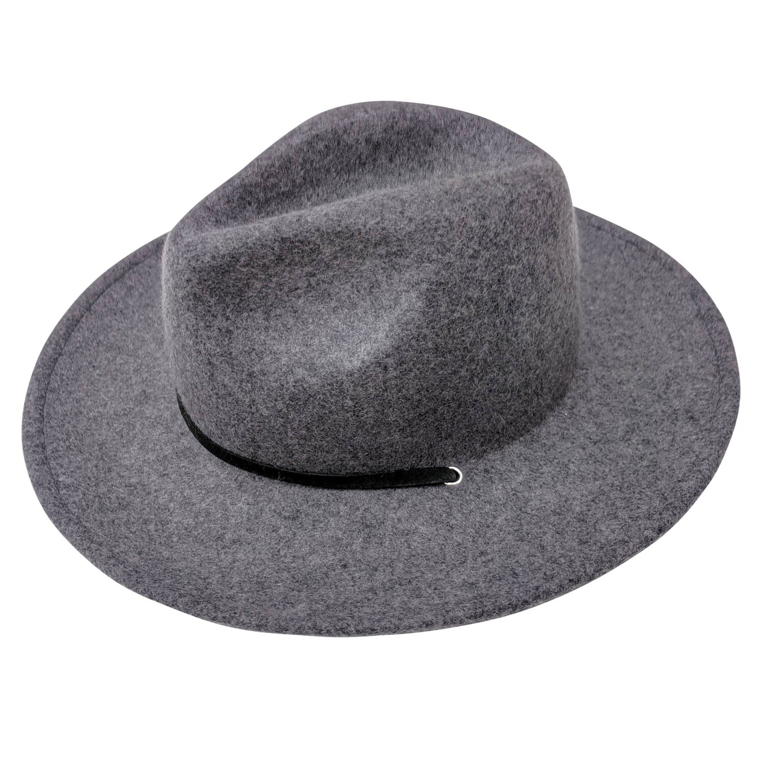 Grey Felted Hat