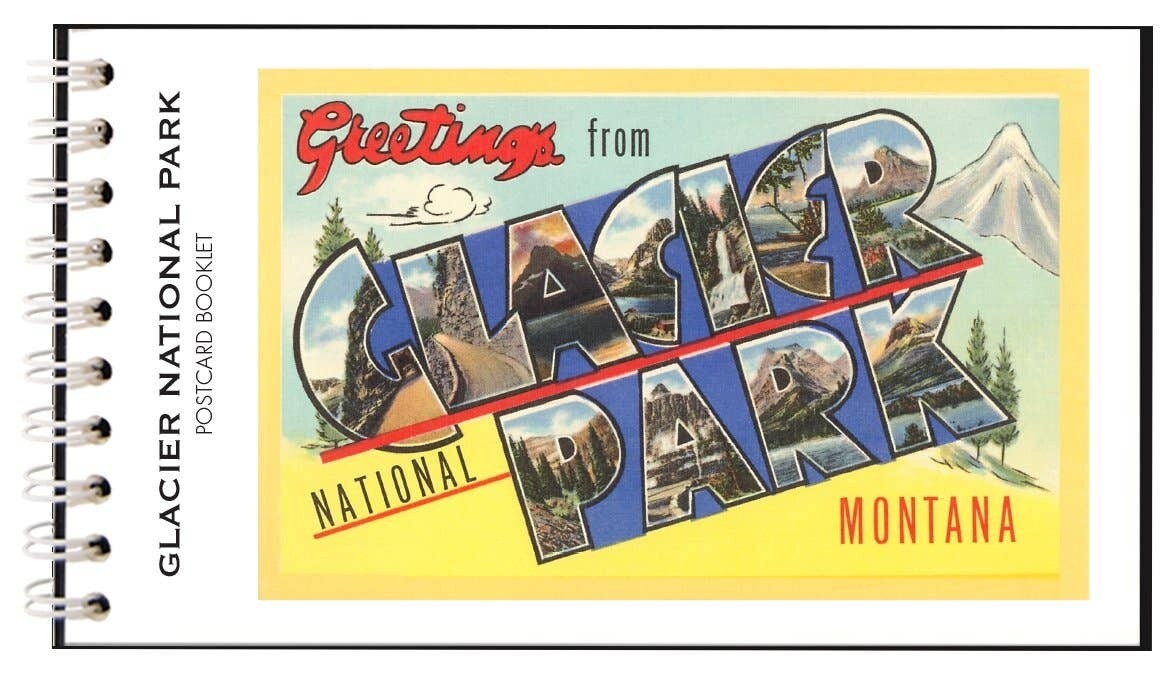 GLACIER NATIONAL PARK Postcard Booklet 