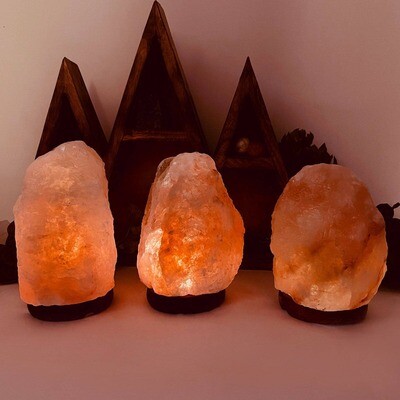 Himalayan Salt Lamp - Natural Crystal Night Light (LAMP-HIM0