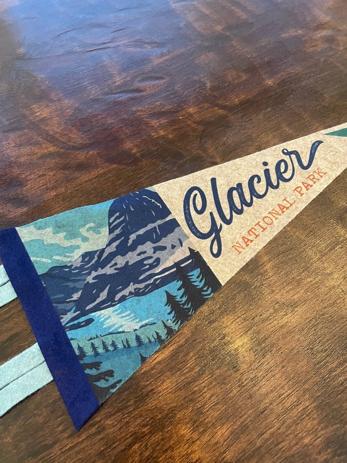 Glacier National Park Pennant