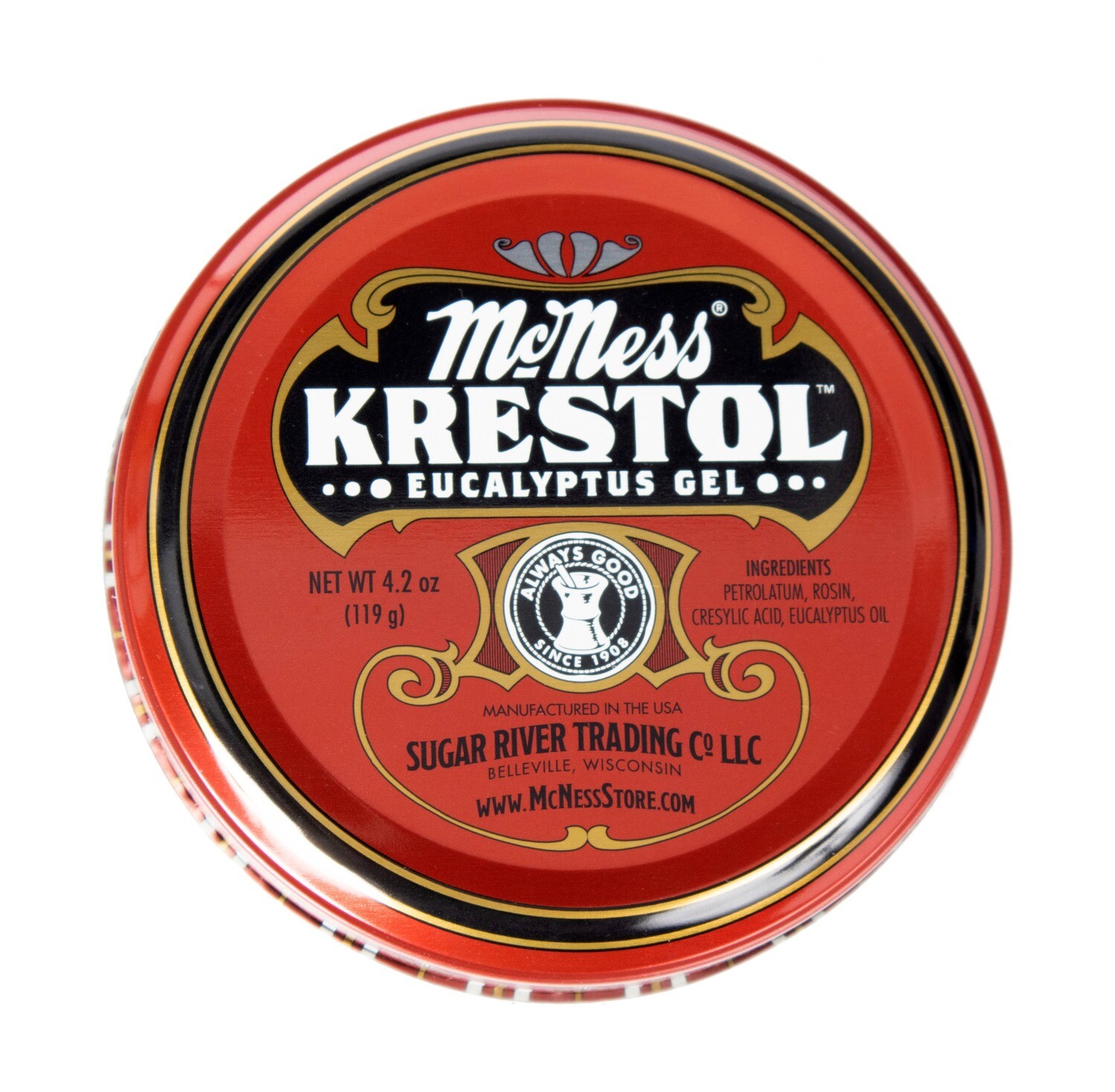 McNess Krestol Eucalyptus Gel - 4.2 oz tin