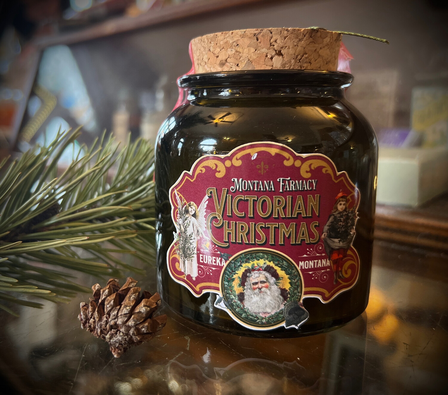 Victorian Christmas Candle