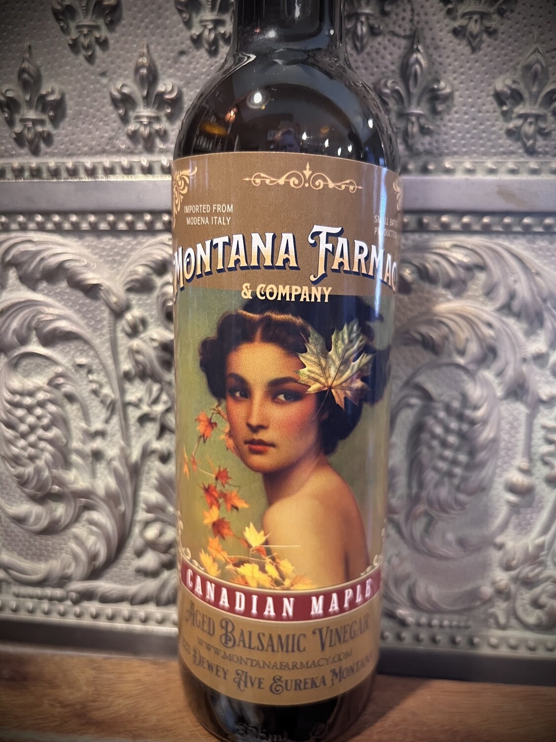 Canadian maple dark balsamic vinegar by Farmacy 375ml