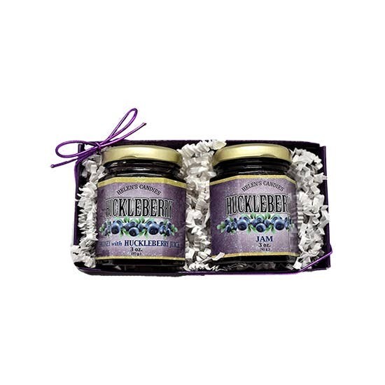 3oz Huckleberry Honey and 3oz Huckleberry Jam Gift Pack