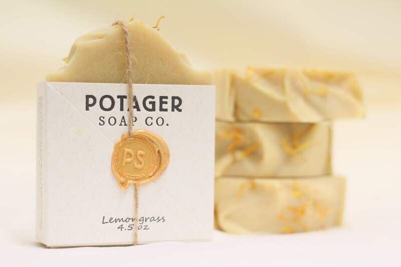 Bar Soap Lemongrass Calendula Certified Organic Ingredients