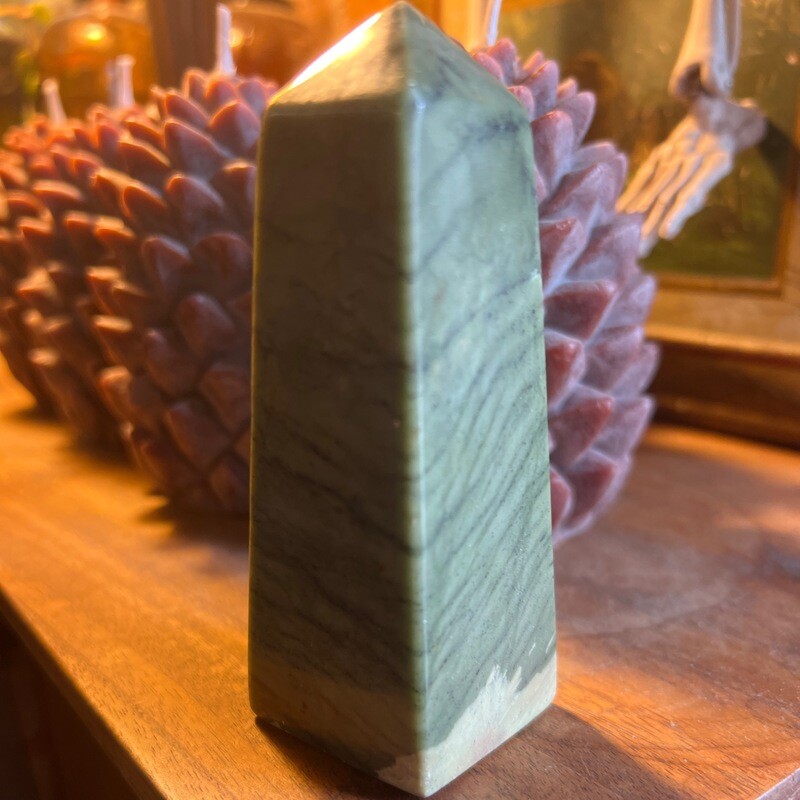 Jade stone temple tower