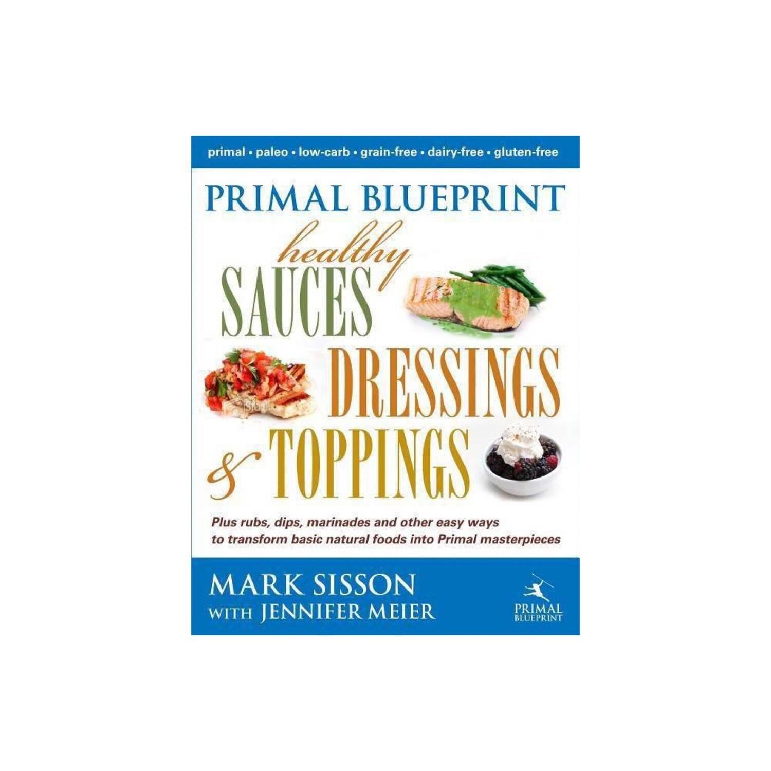 Primal Blueprint Healthy Sauces, Dressings and Toppings - by Mark Sisson (Hardcover)