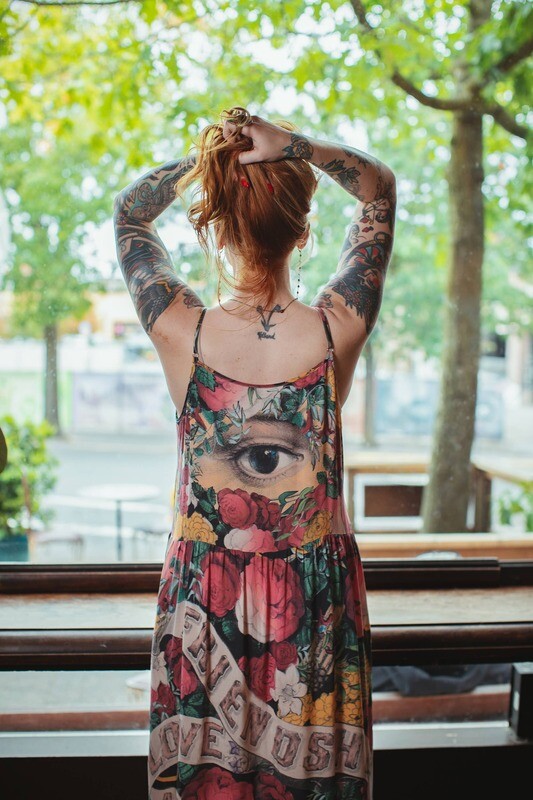 Friendship Love &amp; Truth Bohéme Bamboo Slip Dress