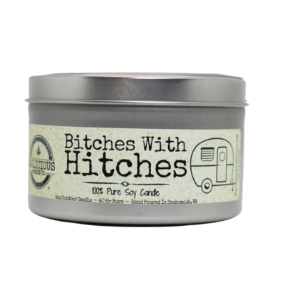 Bitches With Hitches Outdoor Candle - Scent: Citronella & Citrus