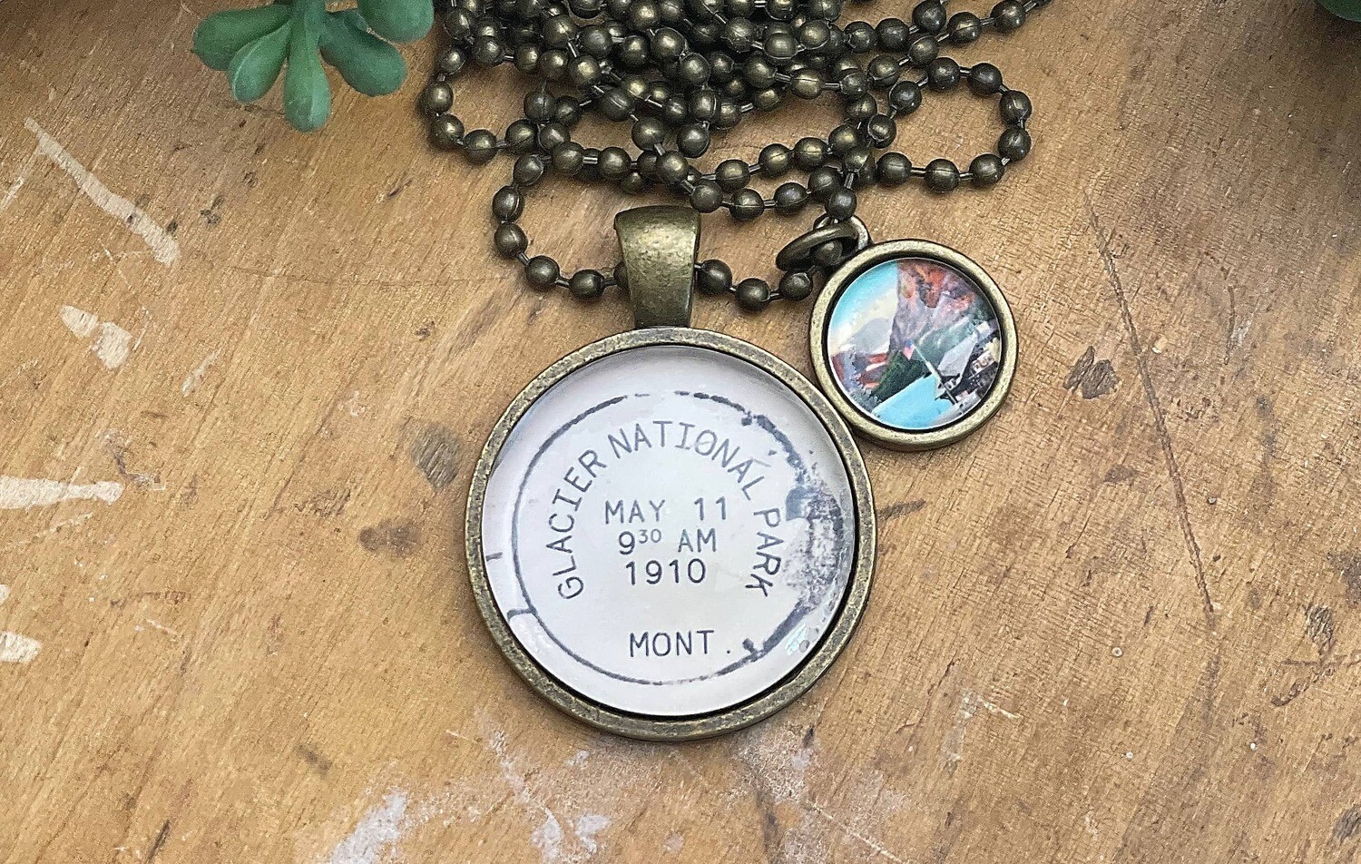 Montana National Park Necklace - Glacier National Park