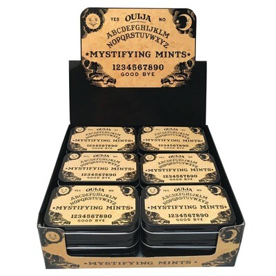 Ouija Mystifying  Mints Candy Tin, Boston America, 18ct