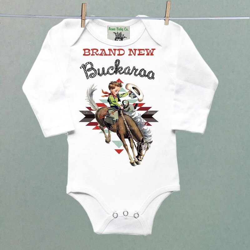 Brand New Buckaroo Onesie One Piece Baby Bodysuit