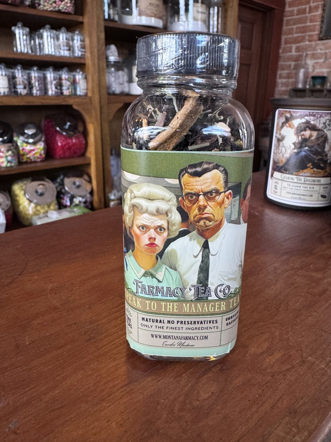 I wanna speak to the manager ( please)  tea