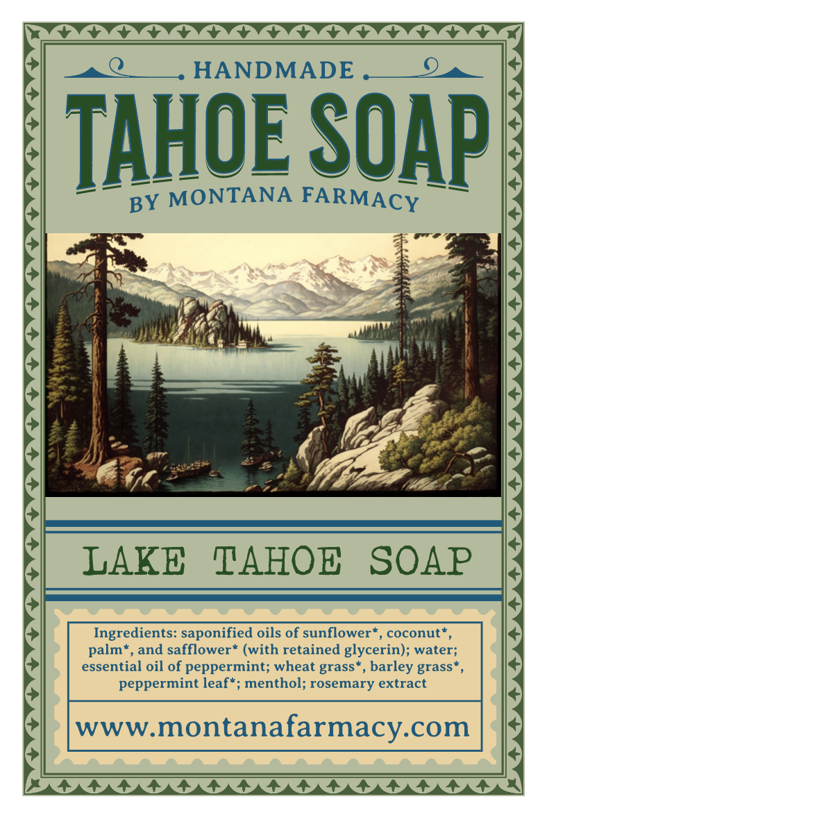 lake Tahoe soap