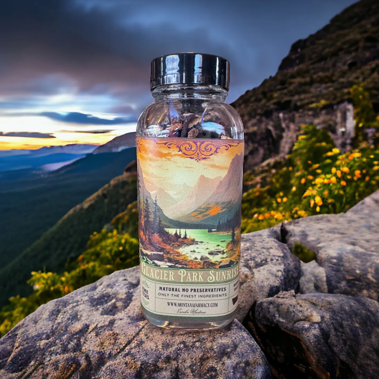 Glacier Sunrise National Park Tea