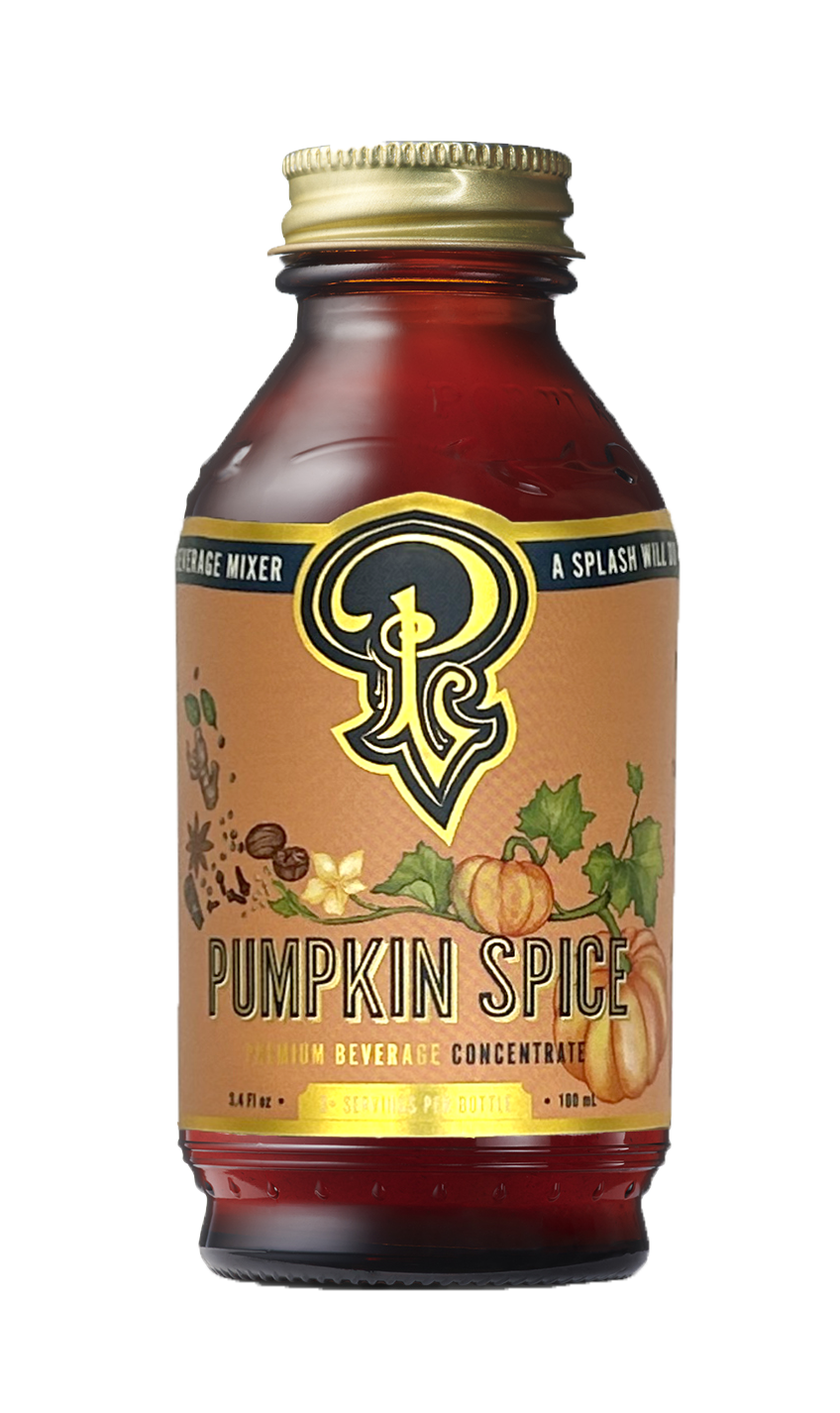 Pumpkin Spice Syrup 3.4 oz - coffee, tea, cocktail mixer