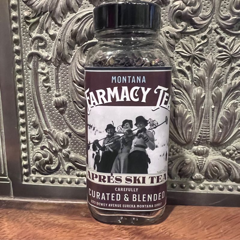 Apres Ski Vintage Ski Town Tea Aspen, Sun Valley, Tahoe, Vail, Whitefish