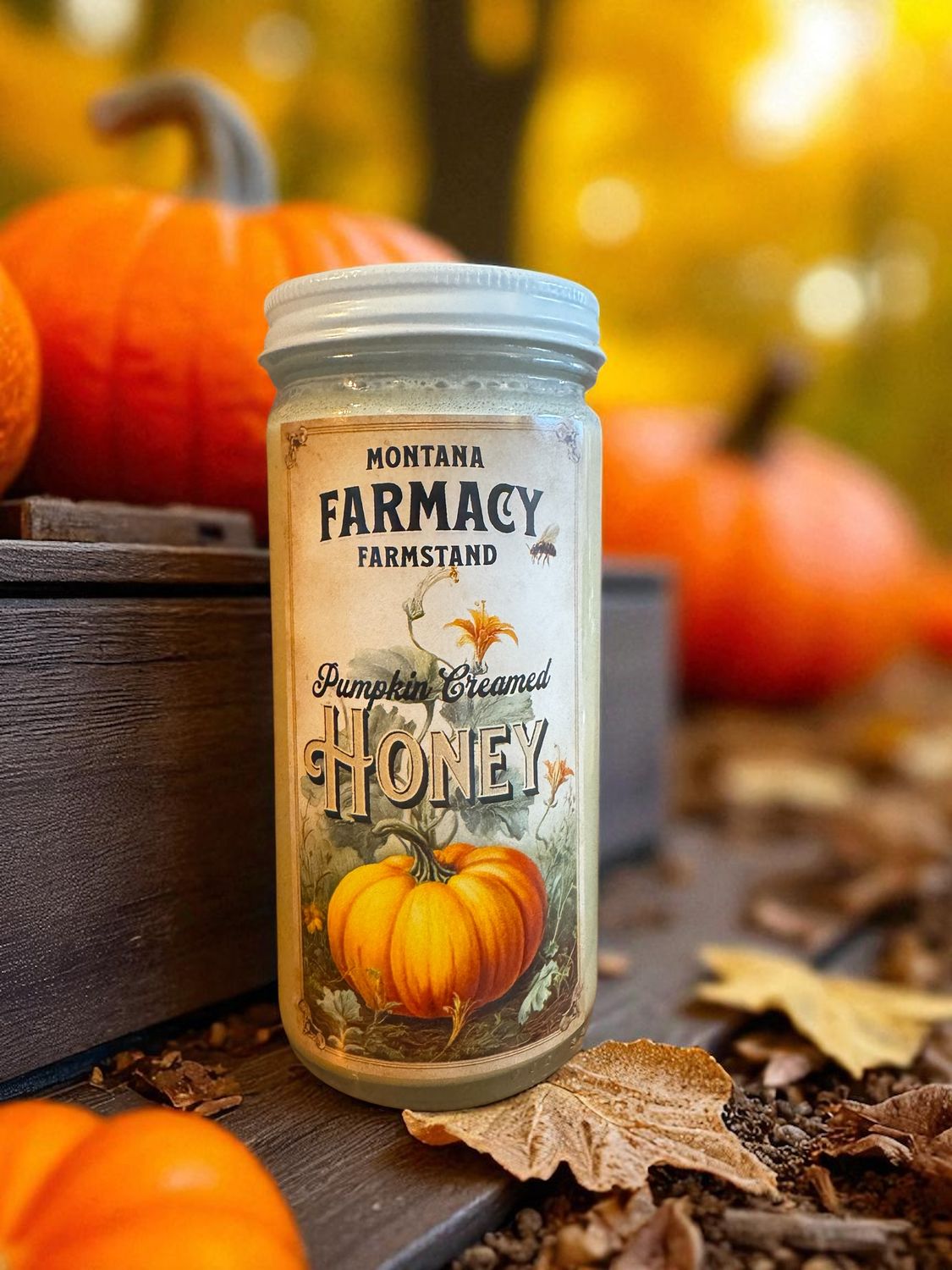 Farmacy farm stand pumpkin Creamed honey