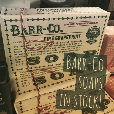 Barr-Co soap grapefruit and fir