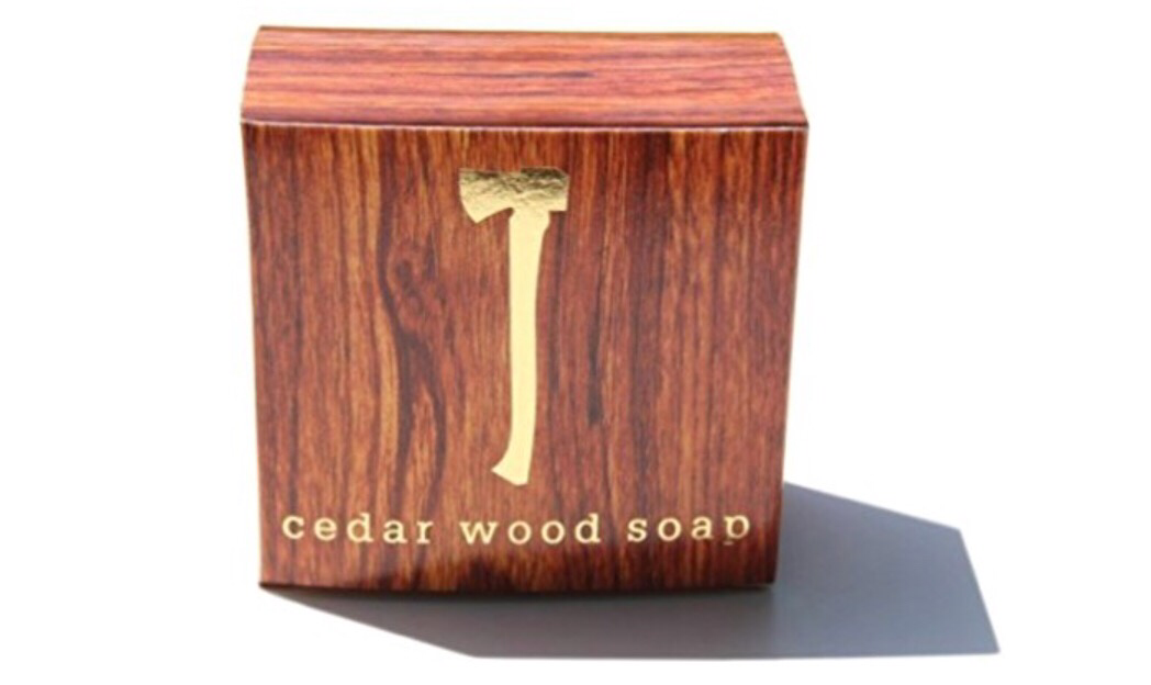 Cedar wood soap