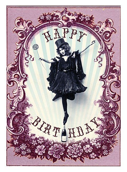 PAPAYA! - Greeting Card - Top Hat 