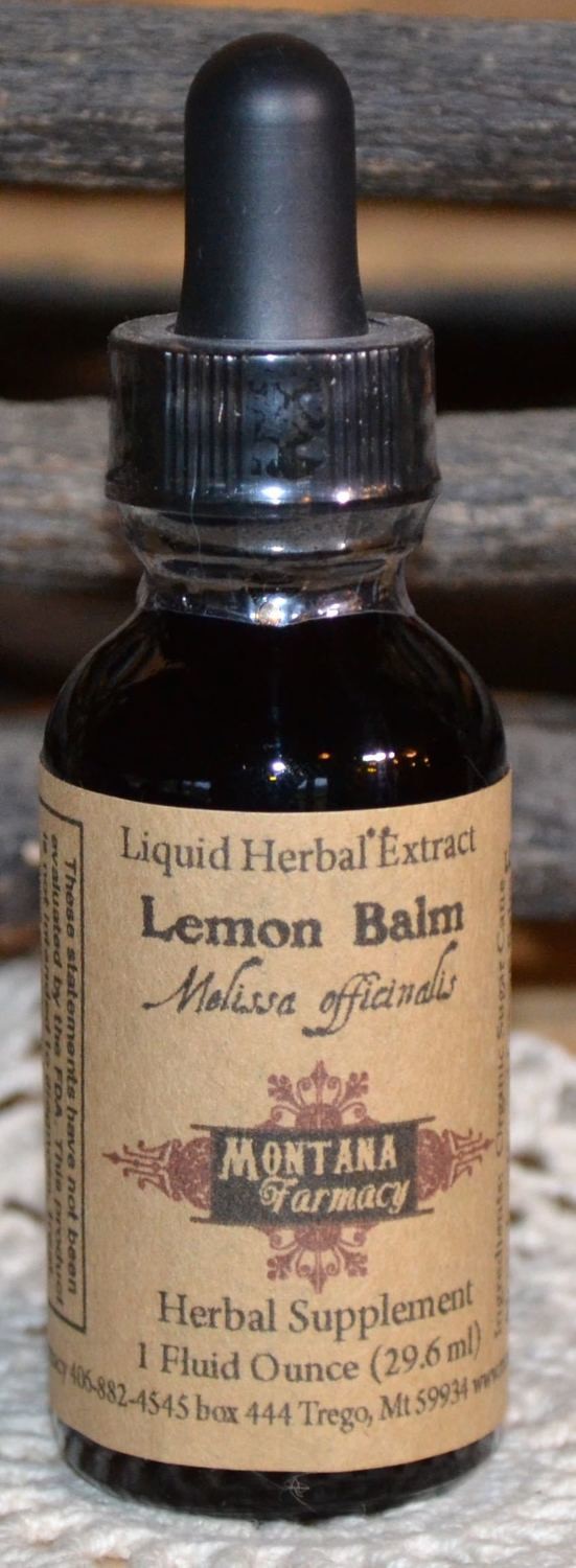Lemon Balm Natural Extract Herbal Tincture