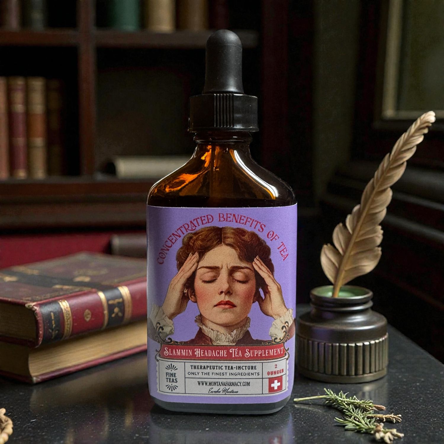 Slammin Headache  Tea Therapy Wellness Drops