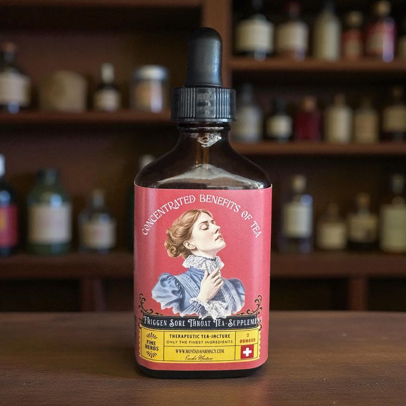 Friggen Sore Throat  Tea Therapy Wellness Drops