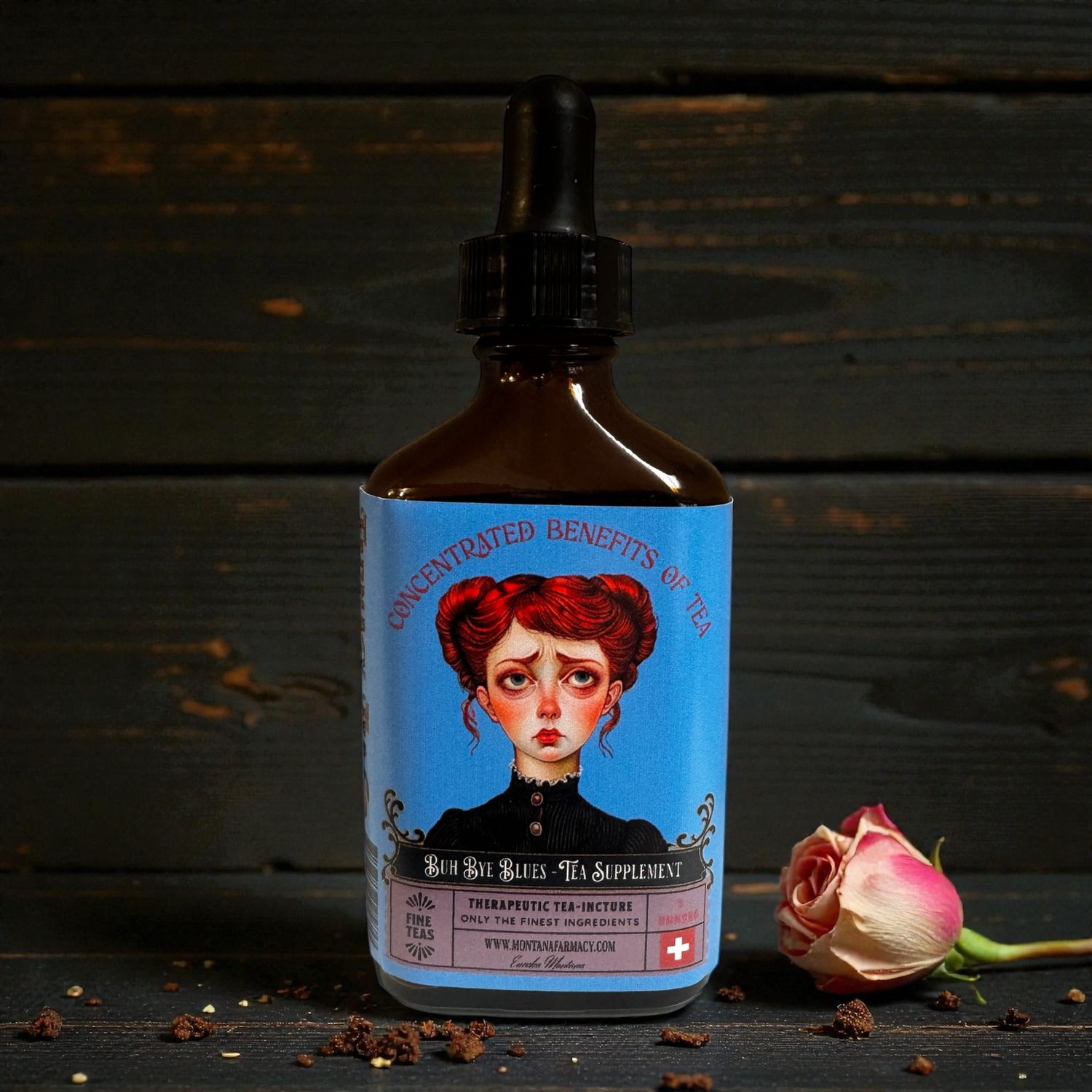 Buh Bye Blues Feeling Low Tea Therapy Wellness Drops