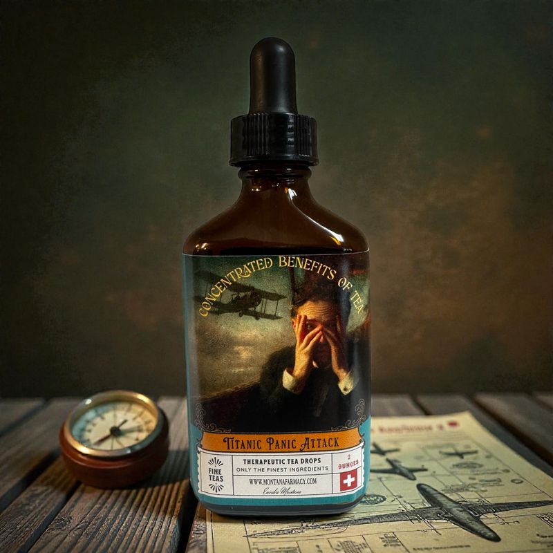Titanic Panic Attack  Tea Therapy Wellness Drops