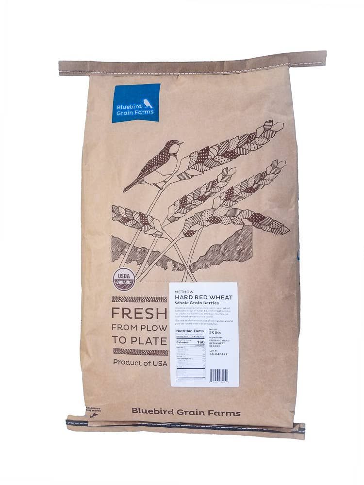 Organic Hard Red Wheat Berries - 25 lb  : 25 lb