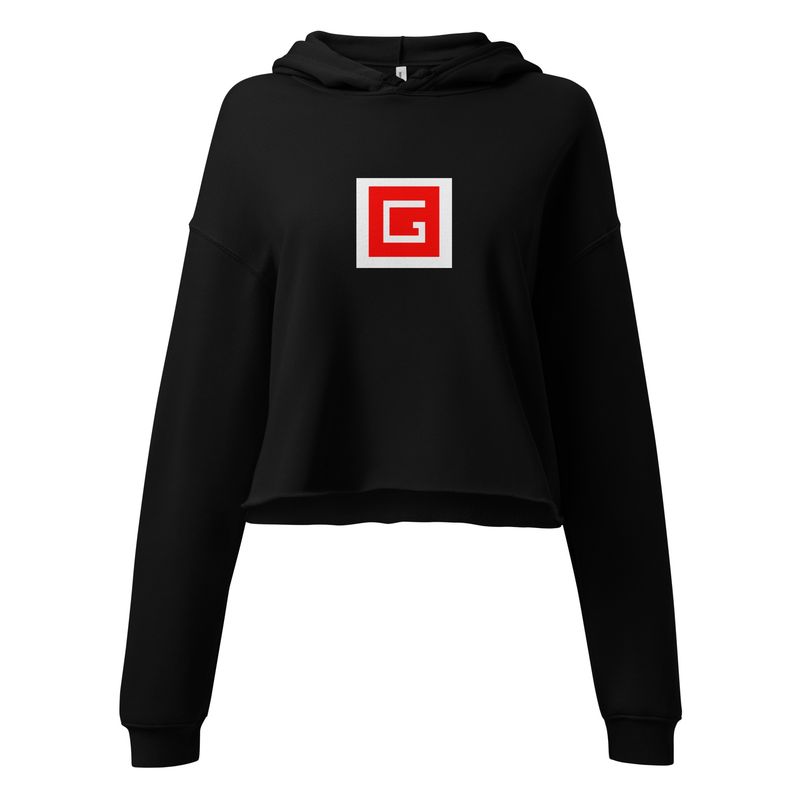 G 'Logo' Women Crop Hoodie