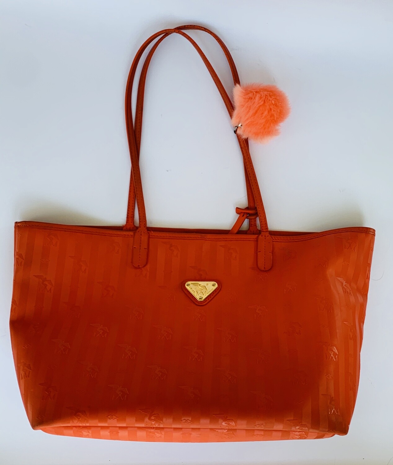 Maison Mollerus Vinerus Shopper BERN in Coral-Gold / 
Zustand 4 – guter Zustand mit wenig Gebrauchsspuren