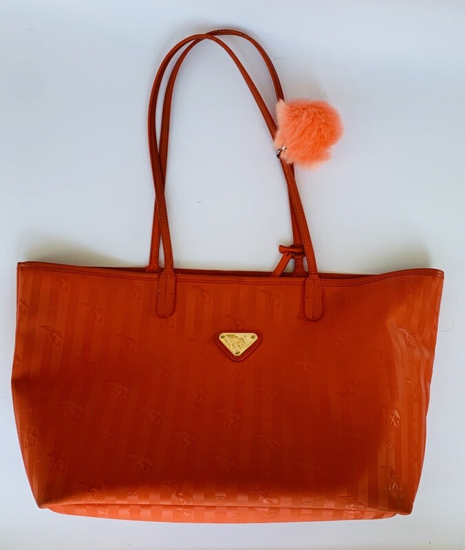 Maison Mollerus Vinerus Shopper BERN in Coral-Gold / 
Zustand 4 – guter Zustand mit wenig Gebrauchsspuren