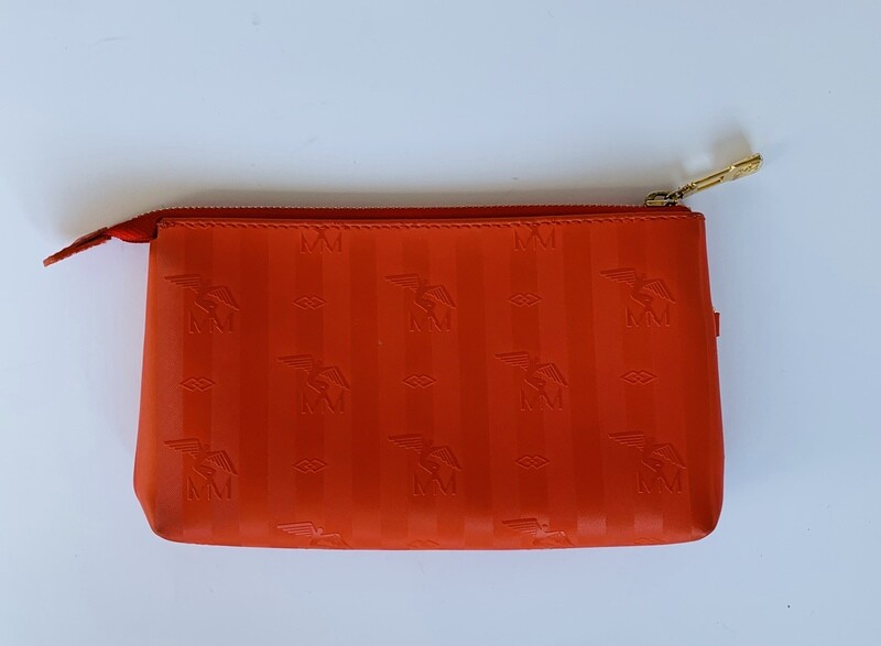 Maison Mollerus Vinerus Necessaire / Pochette in Coral-Gold / Zustand: 5 – minimale Gebrauchsspuren
