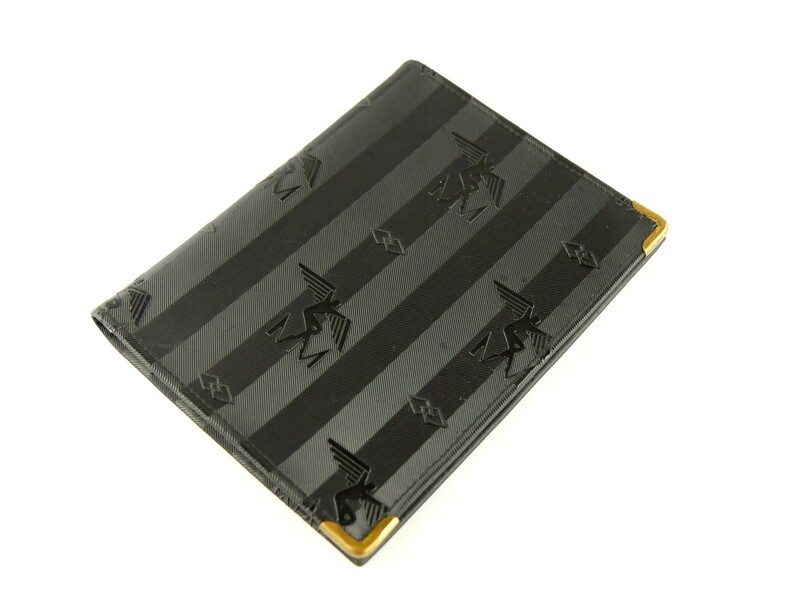 Maison Mollerus Etui Schwarz-Gold / Zustand 4 – guter Zustand mit wenig Gebrauchsspuren