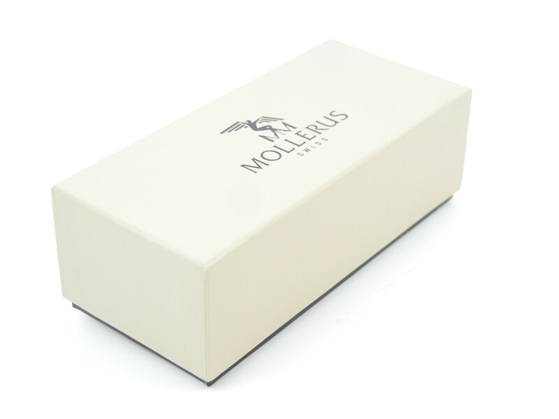 Maison Mollerus Box / Brillenetui Beige-Schwarz / Zustand 4 – guter Zustand mit wenig Gebrauchsspuren