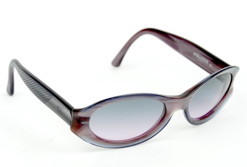 Mollerus Sonnenbrille Grau-Violett / Zustand: 5 – minimale Gebrauchsspuren