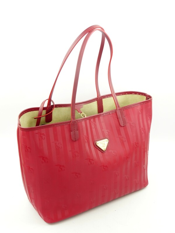Maison Mollerus Vinerus Shopper BERN in Wine (Rot) -Gold / Zustand 6 – neuwertig