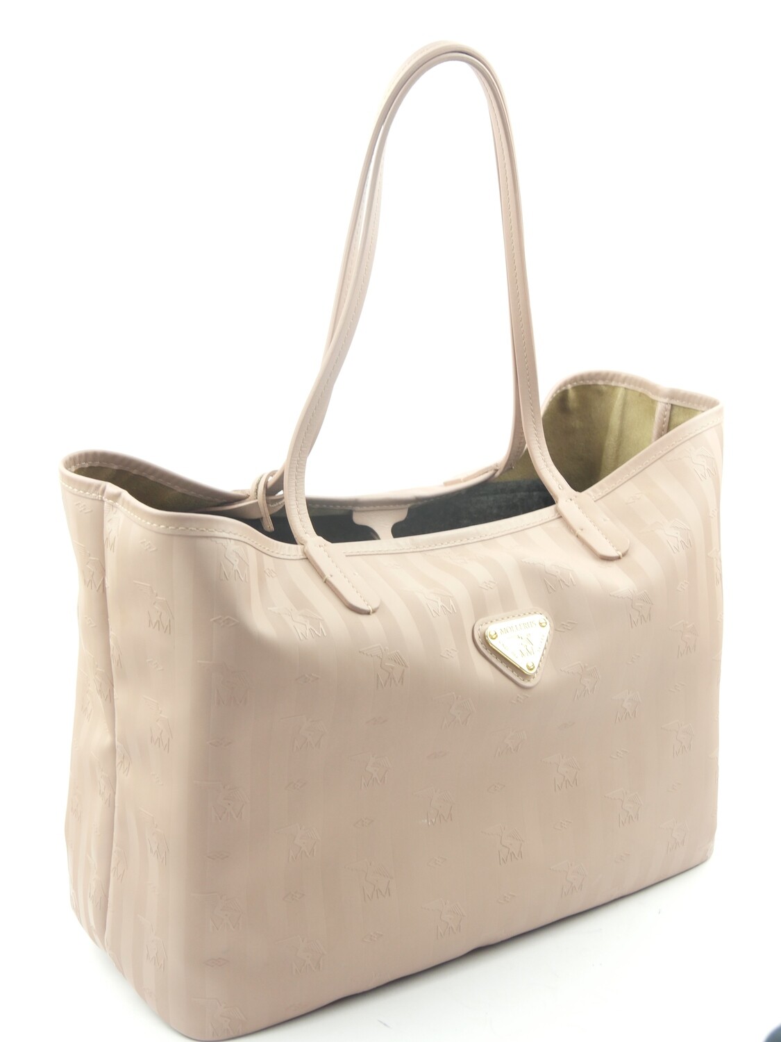 Maison Mollerus Shopper BERN Altrosa-Gold / Zustand: 4 – guter Zustand mit wenig Gebrauchsspuren