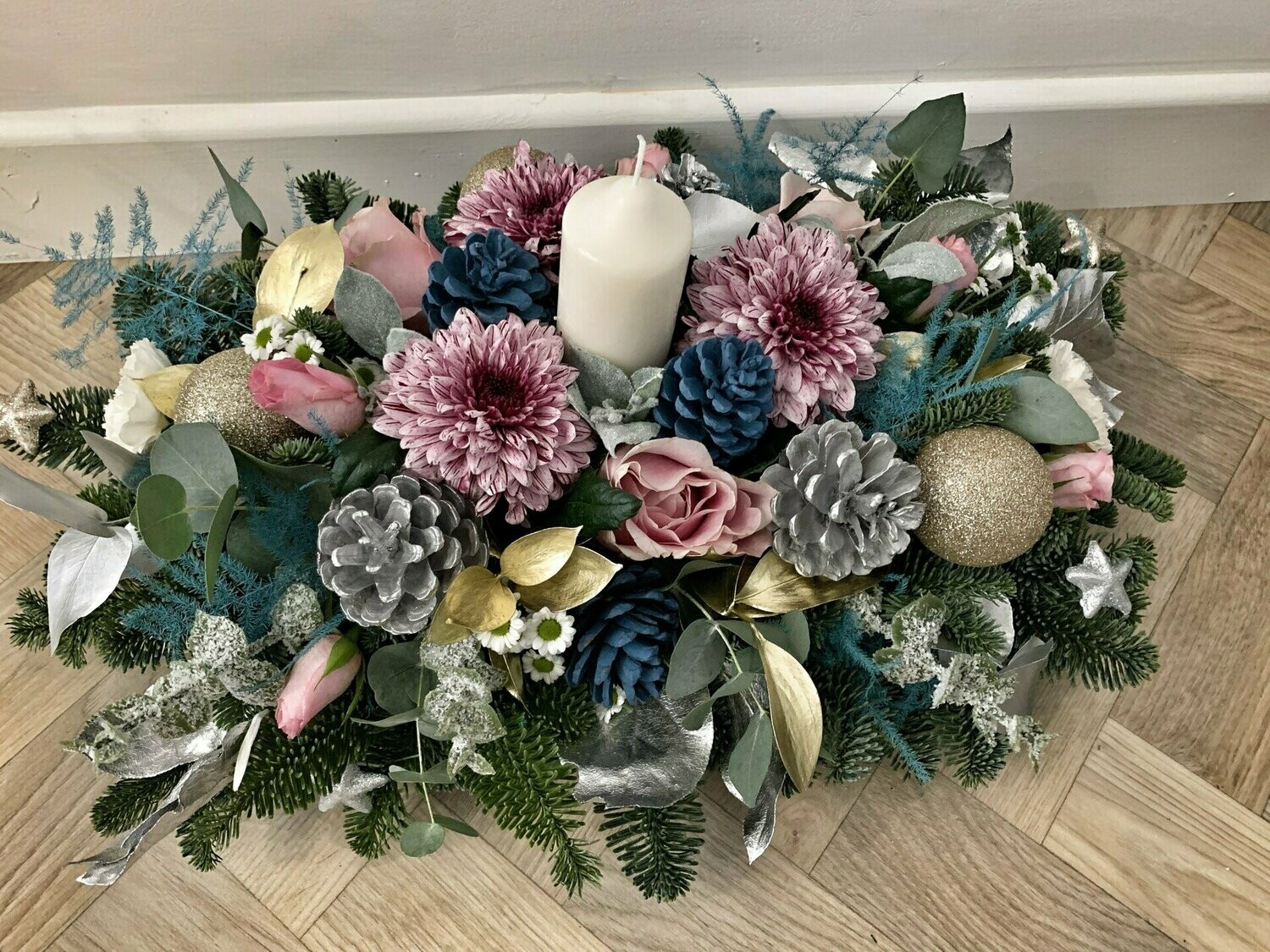 Festive Table Arrangement - Starting from £25