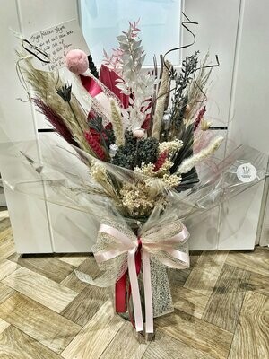 Luxe Custom Dried Bouquet & Vase